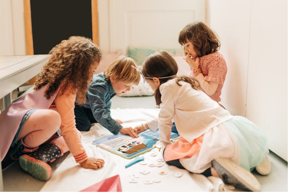 Children playing with SuperQuesters