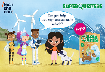 Competition time: Design a sustainable vehicle for the future to win SuperQuesters books for you and your school!
