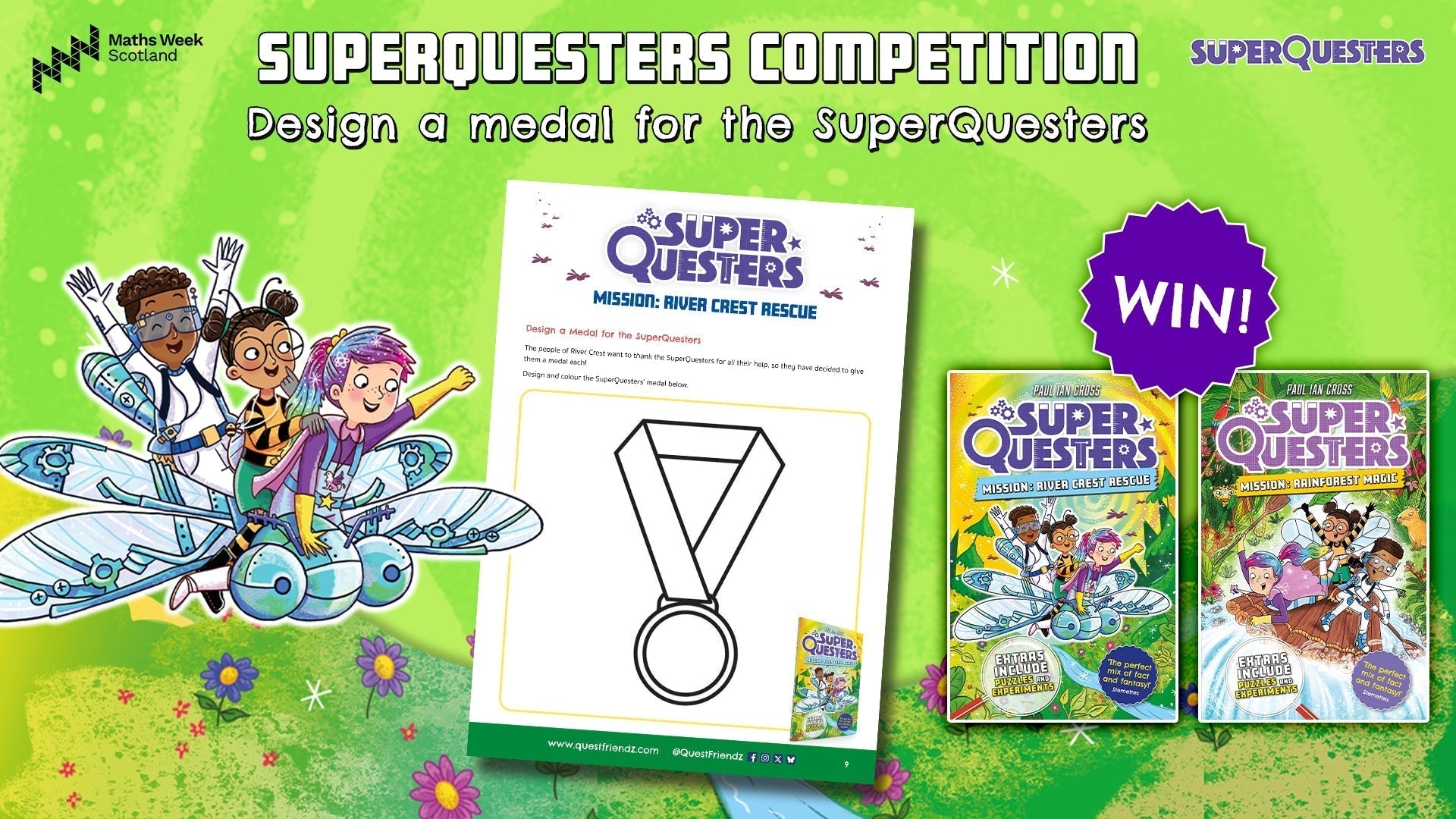 SuperQuesters x Maths Week Scotland - Competition